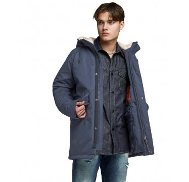 jack&jones parka con cappuccio e coulise  mod wetford